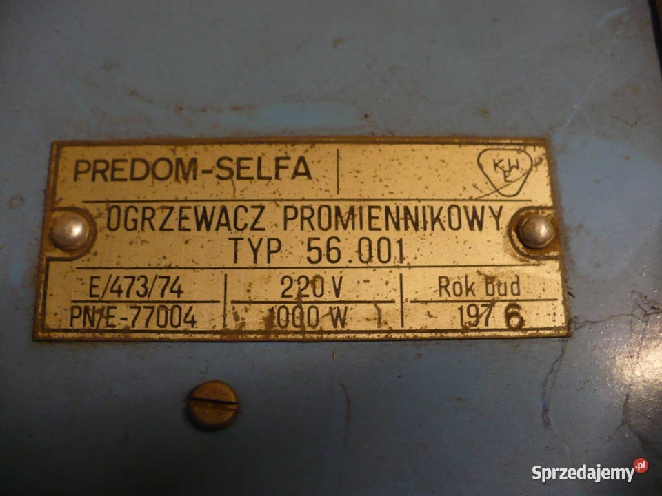 Ogrzewacz promieniowy Ogrzewanie Poświętne