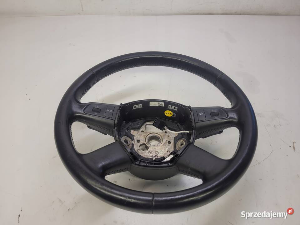 KIEROWNICA SKÓRA AUDI A6 C6 4F0419091AK 1KT Kierownice Motoryzacja Przystajń