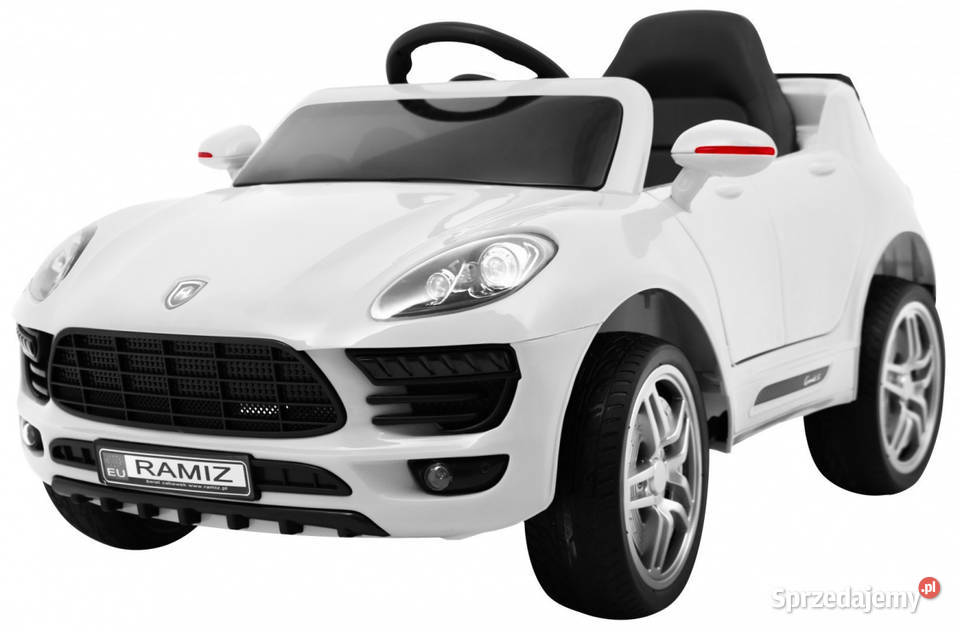 Autko TurboS na akumulator dzieci Biały auto 15.6kg Łopuszno