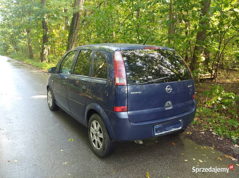 Opel Meriva 17 CDTI 2005 nowy przegląd Płock