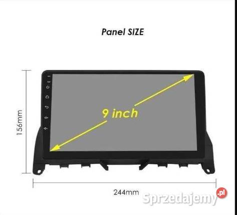 Radio Android 13 Mercedes klasa C W204 S204 gps śląskie Ożarowice