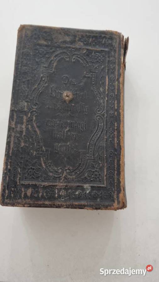 Stary Niemiecki śpiewnik modlitewnik IX wiek Wrocław