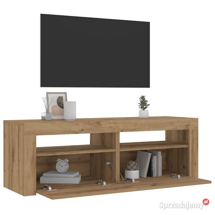 Szafki nocne z LED 2 dąb artisan 60x35x40 Nocne sprzedam