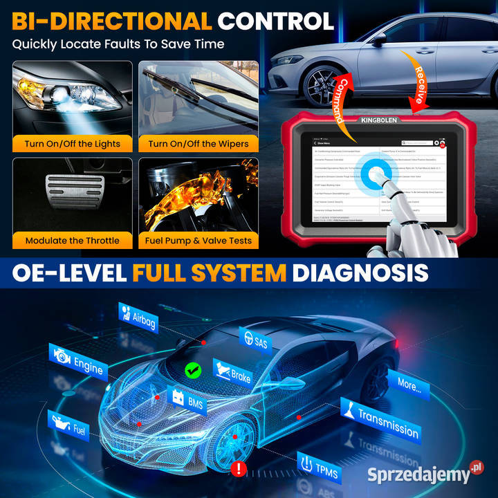Tester diagnostyczny KINGBOLEN K8 PRO Dożywotnia Wrocław