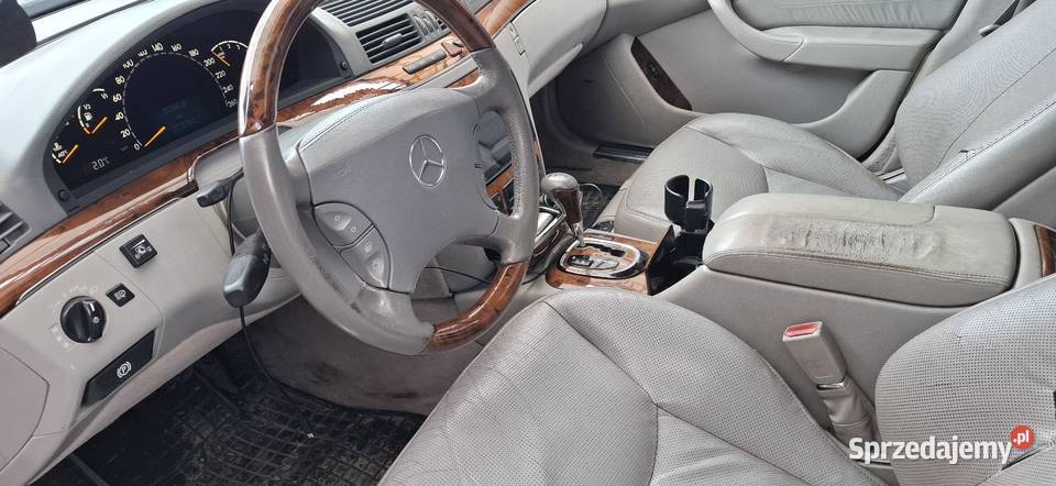 Mercedes s350 LPG 2003 polift skórzana tapicerka Warszawa