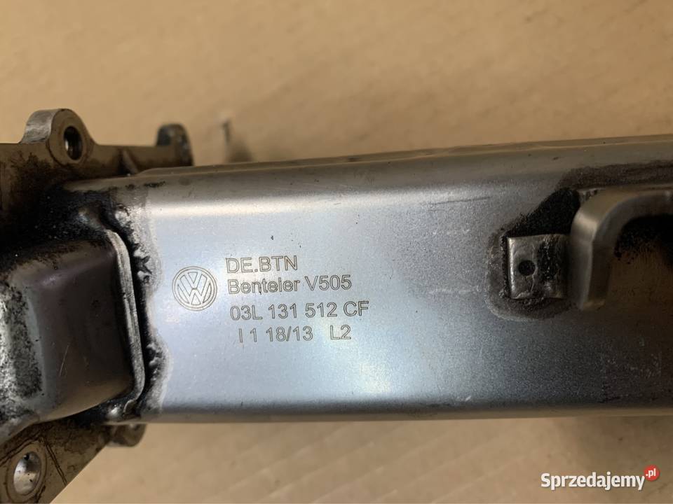 Chłodnica chłodniczka spalin EGR 03L131512CL vw Układ chłodzenia Szczecin