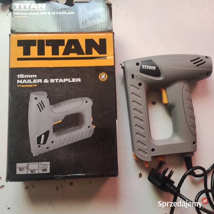 Gwoździarka zszywacz TITAN TTB515STP 15mm śląskie