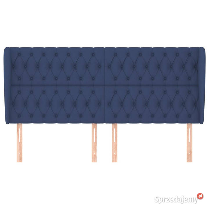 Zagłówek uszak niebieski 203x23x118128 tkanina mazowieckie Warszawa sprzedam
