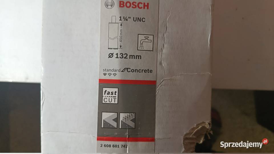 Diamentowa koronka wiertnicza BOSCH 132 mm Katowice