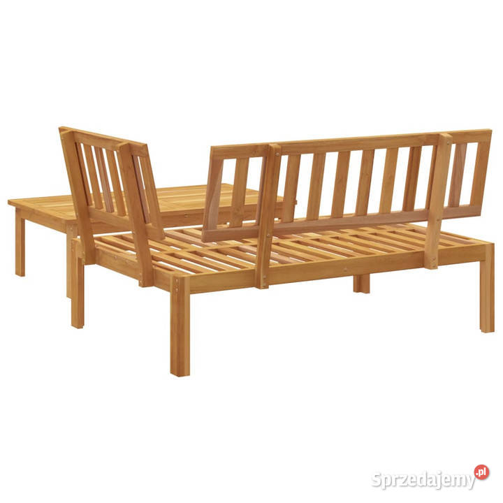 Sofa ogrodowa i stolik z deseczek lite drewno Warszawa