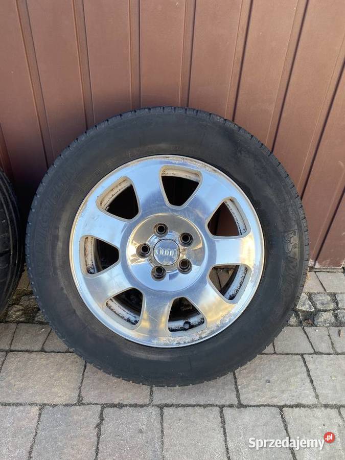 Kute felgi z oponami Audi VW r15 5x100 et38 Samochodowe małopolskie Olkusz