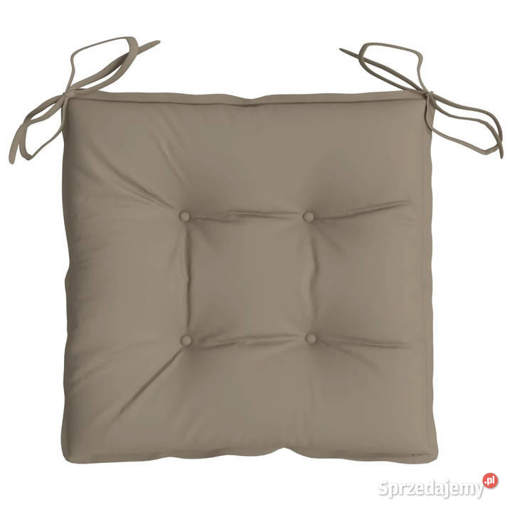 Poduszki na krzesła 4 taupe 40x40x7 tkanina Warszawa