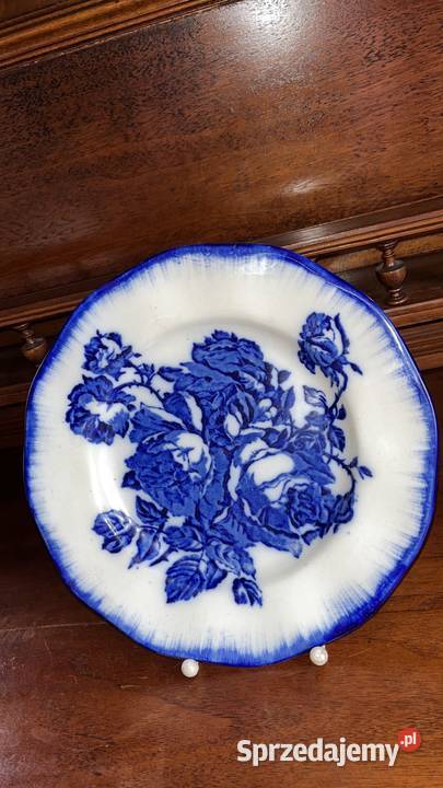 Patera Syg Staffordshire England Kobaltowa Gdańsk