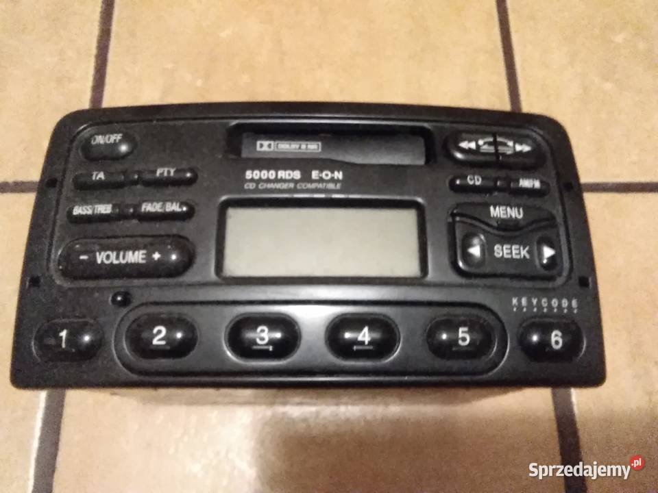 Radio do Ford Escort MK II kod zdejmowany panel Łódź