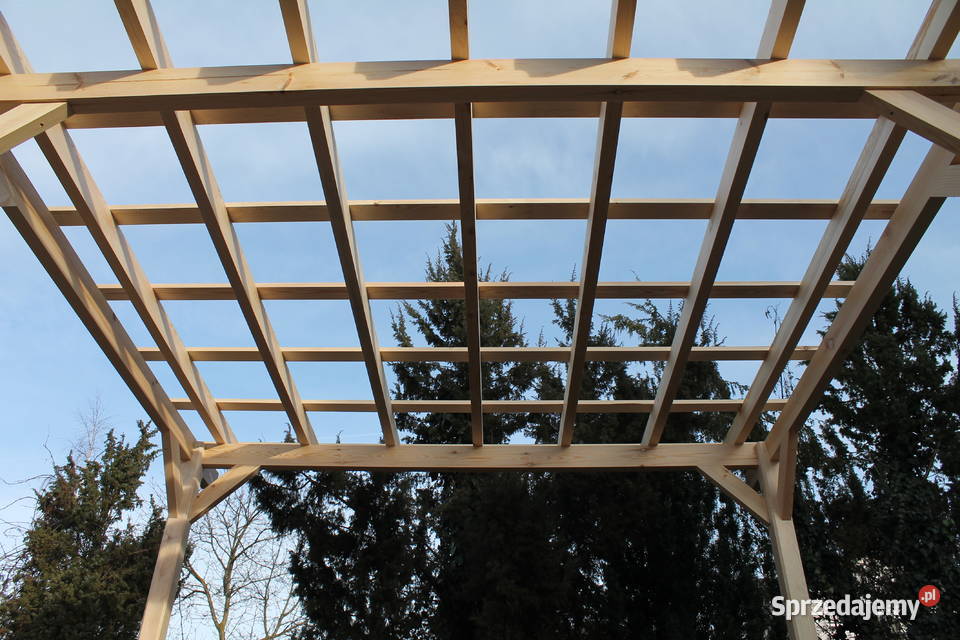 Pergola 330 x 360 Wiata Altana Zadaszenie drewno lubelskie Łuków