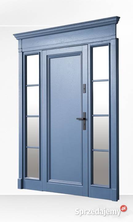 Drzwi Zewnętrzne Wejściowe Drewniane ANGIELSKIE śląskie