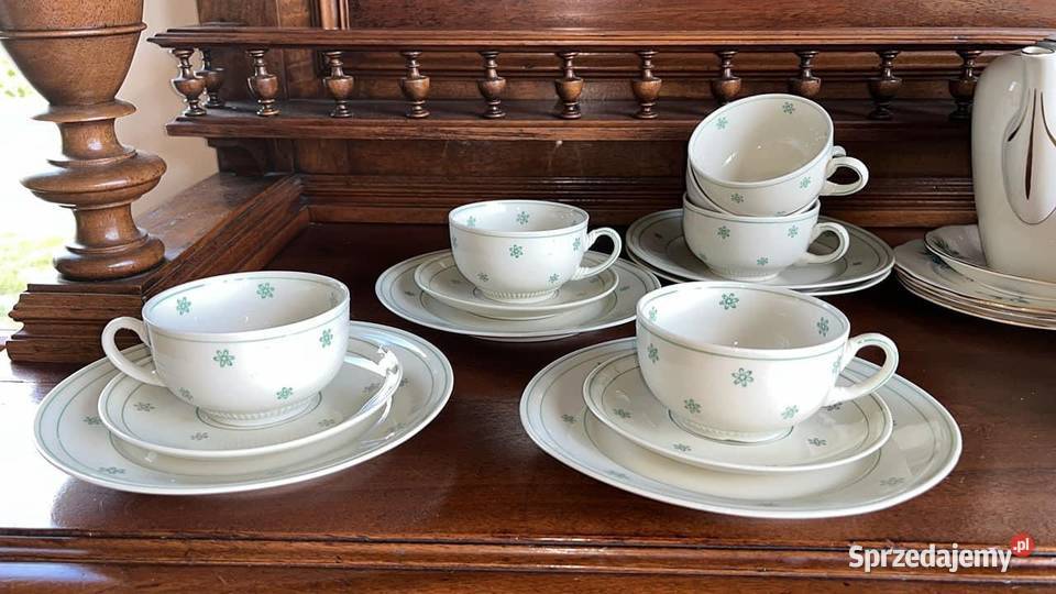 Filiżanka z talerzykiem Duża Bez sygnatury Gdańsk