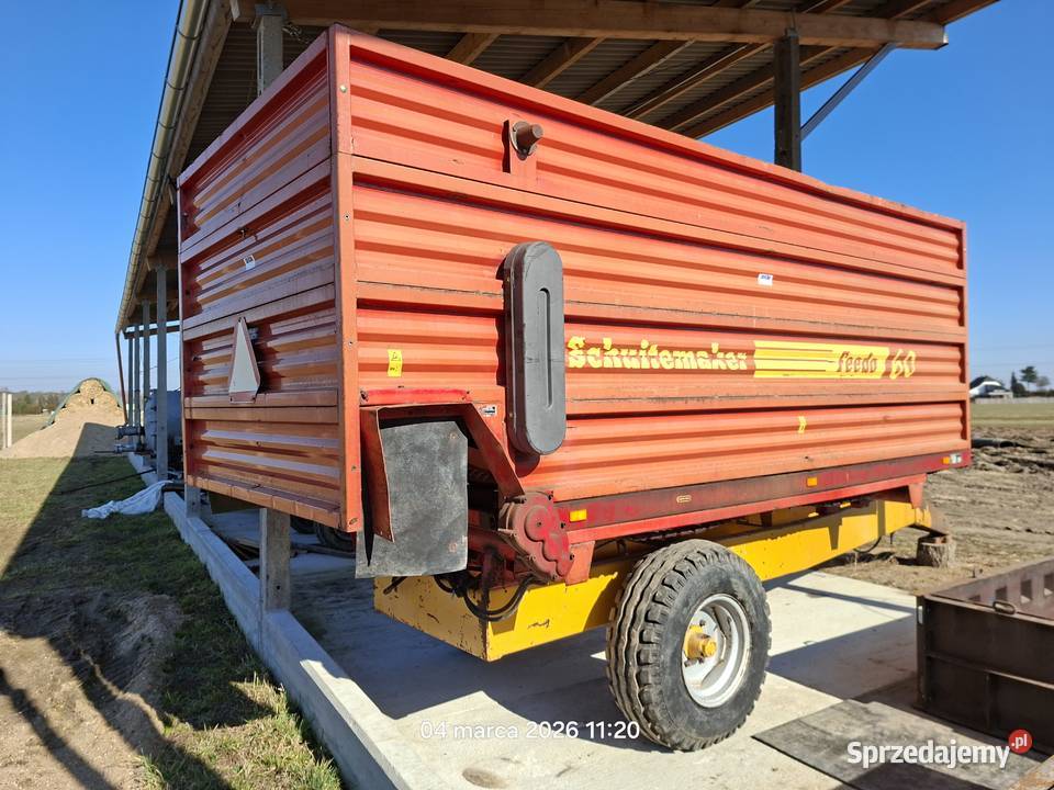 Schuitemaker feedo 60 wóz paszowy przyczepa nieuszkodzony Opole
