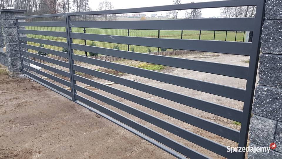 Brama skrzydłowa 400x150 MASTER 88 ogrodzenia skrzydłowa Kalisz