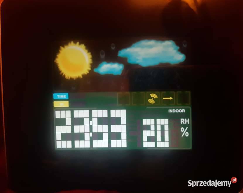 Zegar z Alarmem i Pogodą różne dane Kraków