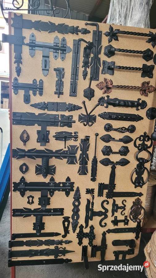 PIĘKNY MASYWNY Kosz na drewno czarny ręcznie małopolskie Kraków