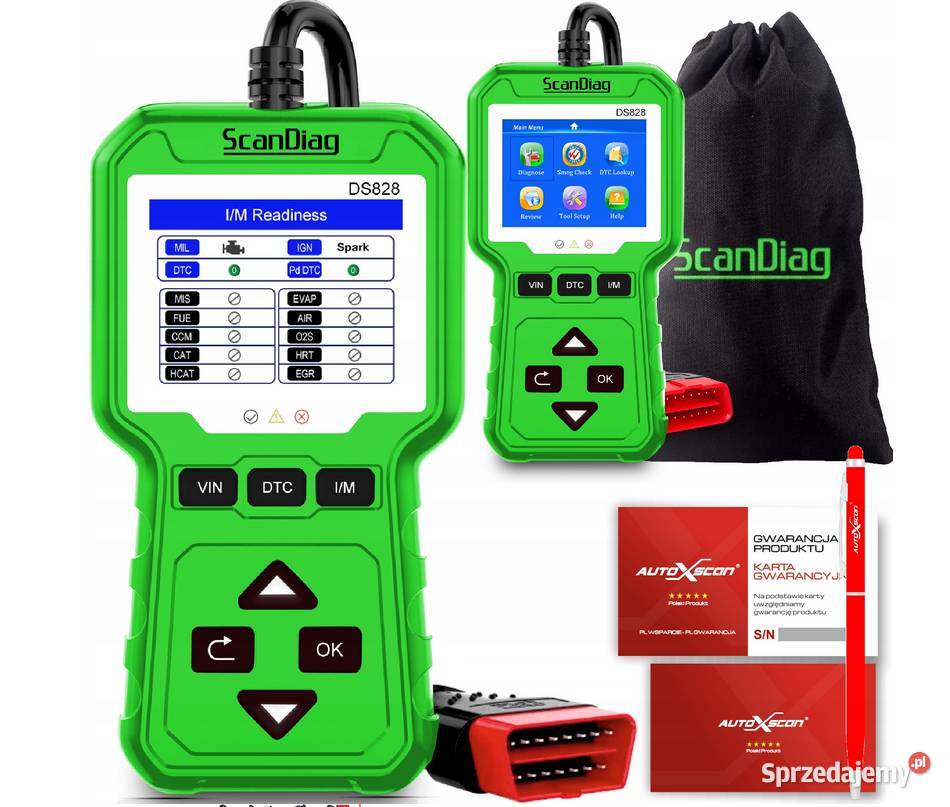 SCANDIAG DS828 Tester diagnostyczny Wyświetlacz lubuskie Gorzów Wielkopolski