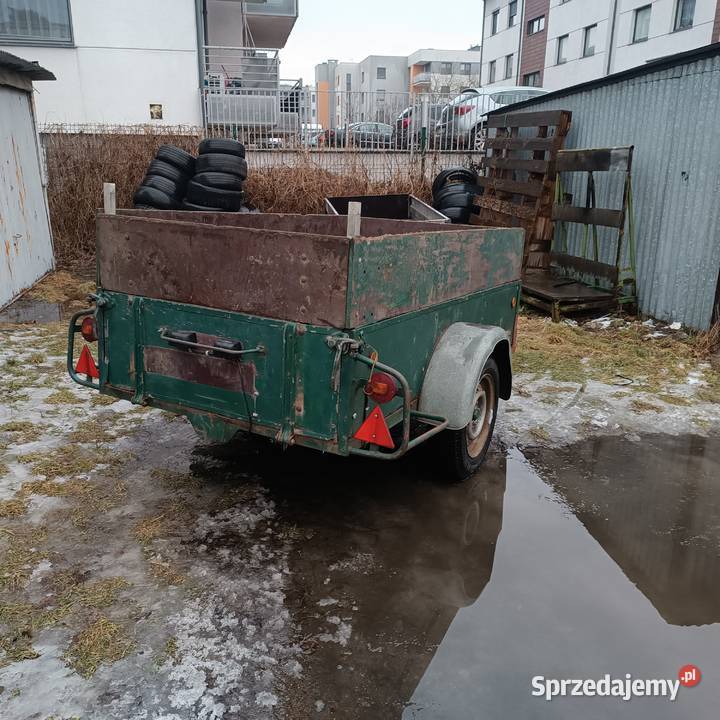 Przyczepa przyczepka samochodowa lekka wysokie towarowe Bydgoszcz
