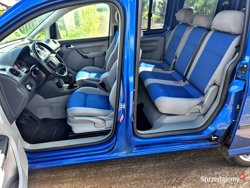 Vw Caddy Life 16MPI 102 7 osobowy Klimatyzacja Grudziądz