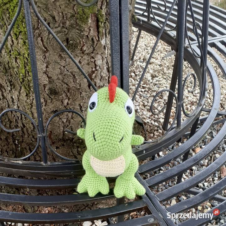 Dinozaur Dragon Trex na szydełku Mrocza sprzedam