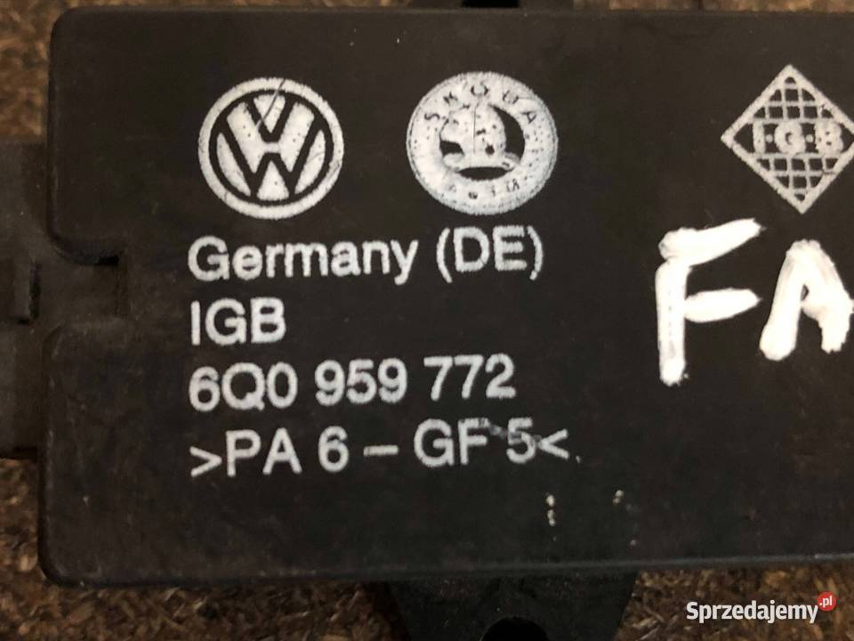 Skoda Fabia Mk1 6Y 2005 Przekaźnik grzania Pozostałe Skarżysko-Kamienna