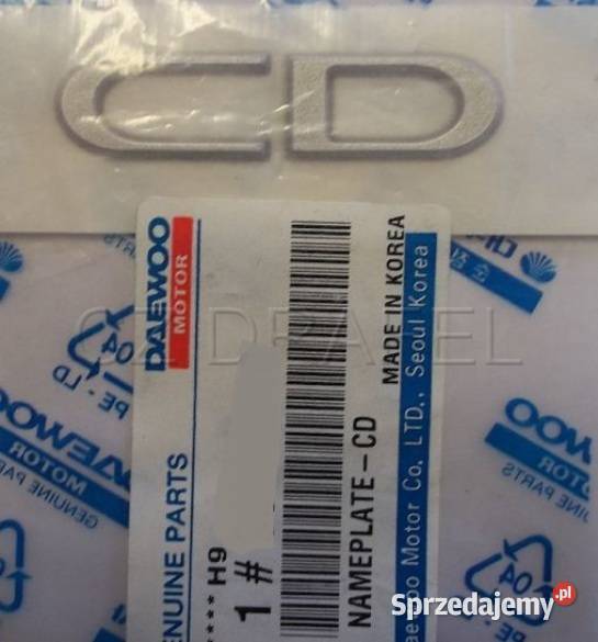 Emblemat Logo Napis Znak na błotnik Espero CD Motoryzacja Szczecin