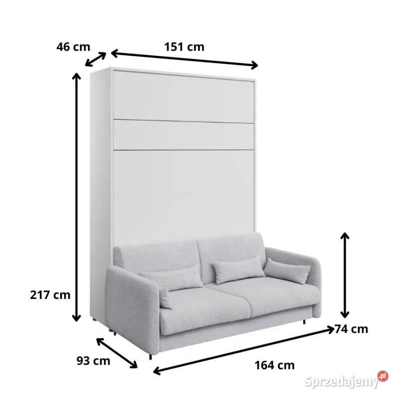 BED CONCEPT z sofą BC18 140 Lenart Materac