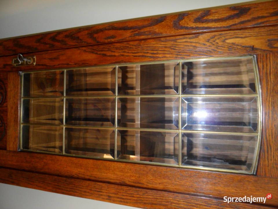 Dębowa witrynka Biblioteczka lubelskie Lubartów