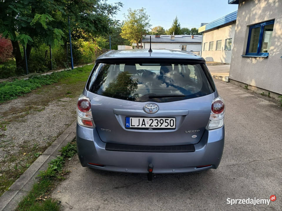 Toyota Verso Bezwypadkowy historia serwisowa 7 kurtyny powietrzne Janów Lubelski