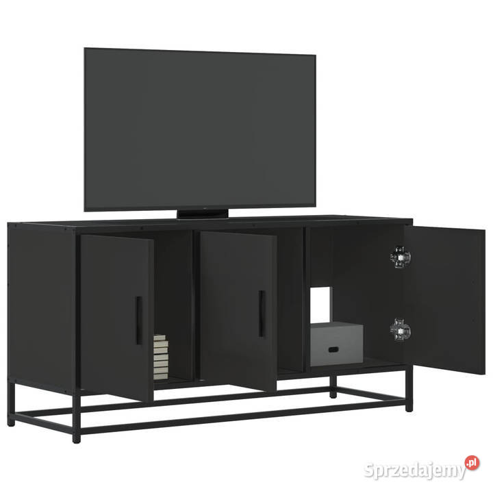 Szafka pod TV czarna 100x35x50 WM848829 Warszawa