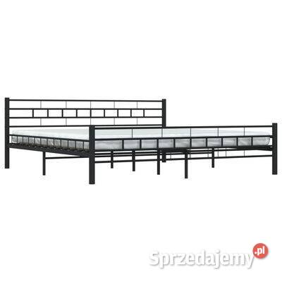Rama łóżka czarna stalowa 200 x 200 285281 Warszawa