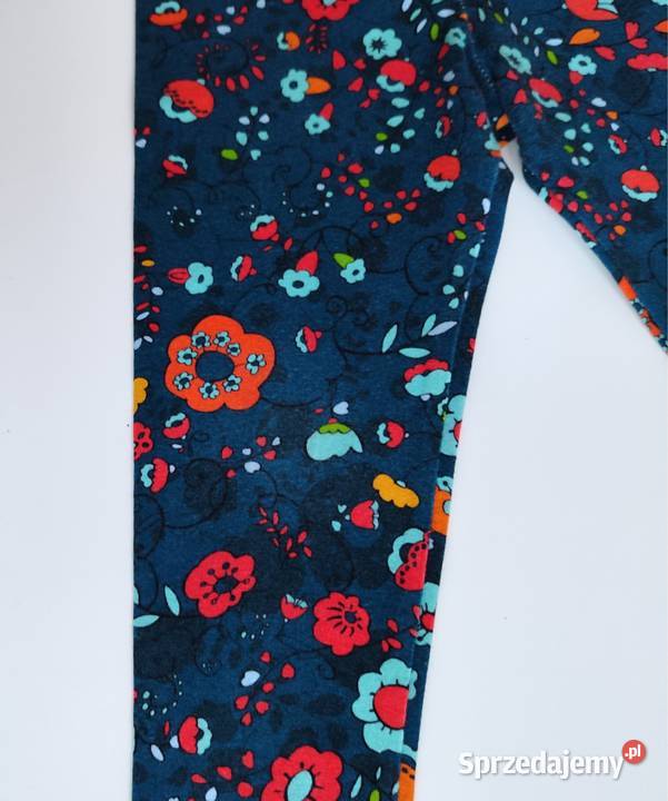 Legginsy getry kwiaty Handmade 8698 sprzedam