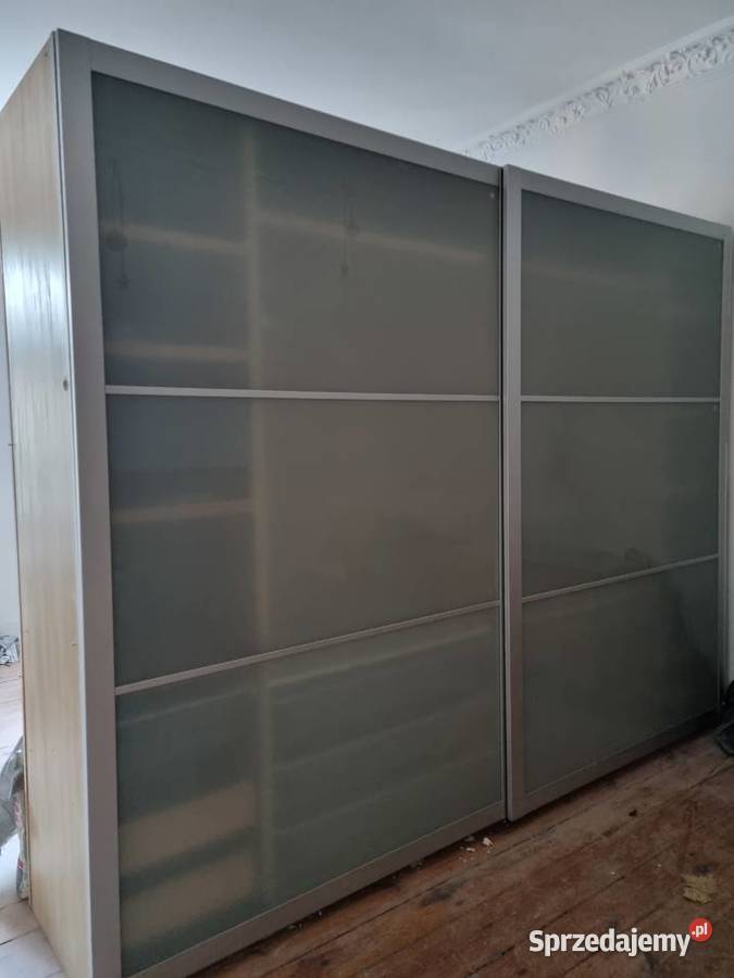 Szafa PAX IKEA ze szklanymi drzwiami Poznań
