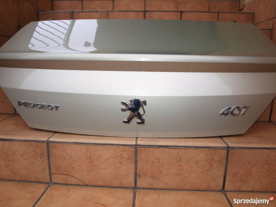 Peugeot 407 Coupe klapa tył kompletna 2005 2011r Kalisz