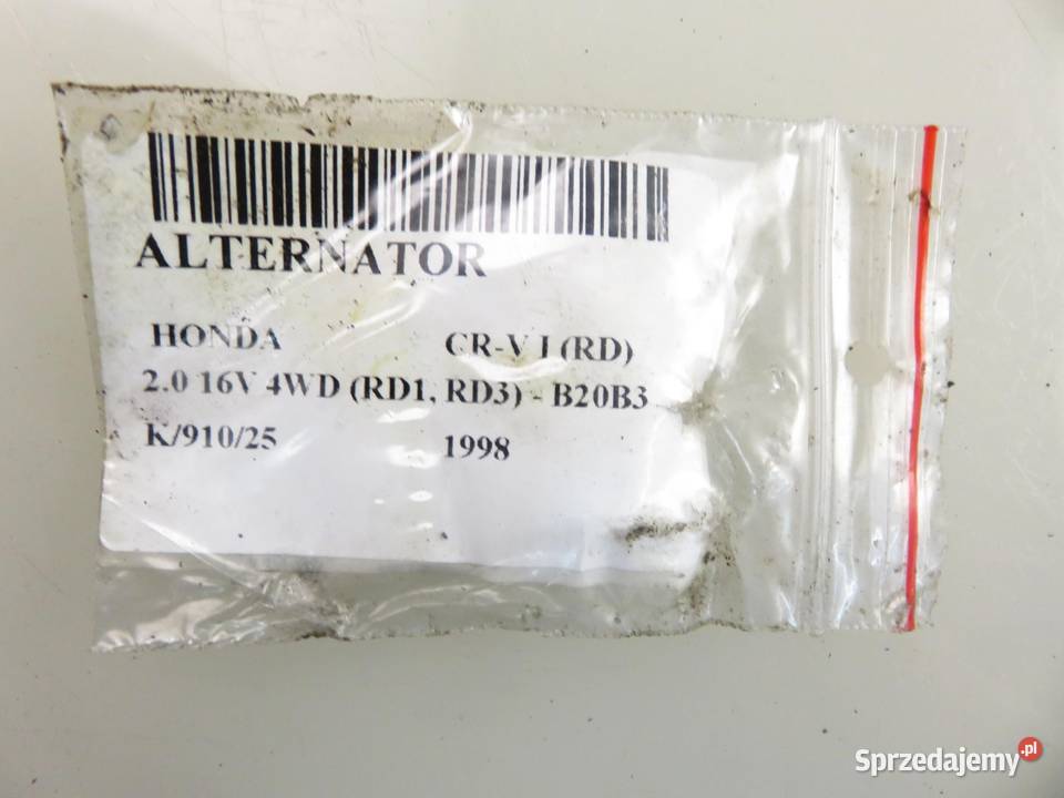 ALTERNATOR HONDA CRV I RD 20 16V 4WD 1012119880 małopolskie