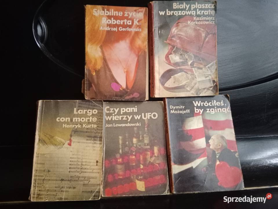 Zestaw 13 książek z PRL Kryminał i Sensacja Ruda Śląska