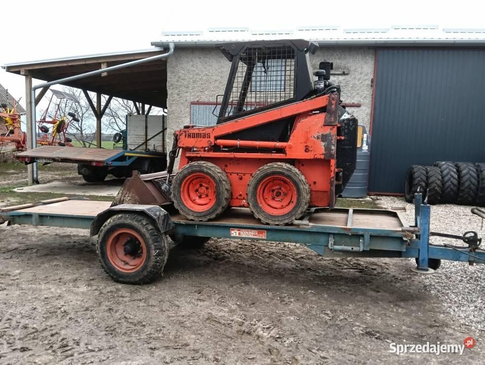 Przyczepa sadownicza z dokumentami solidna DMC Sampława