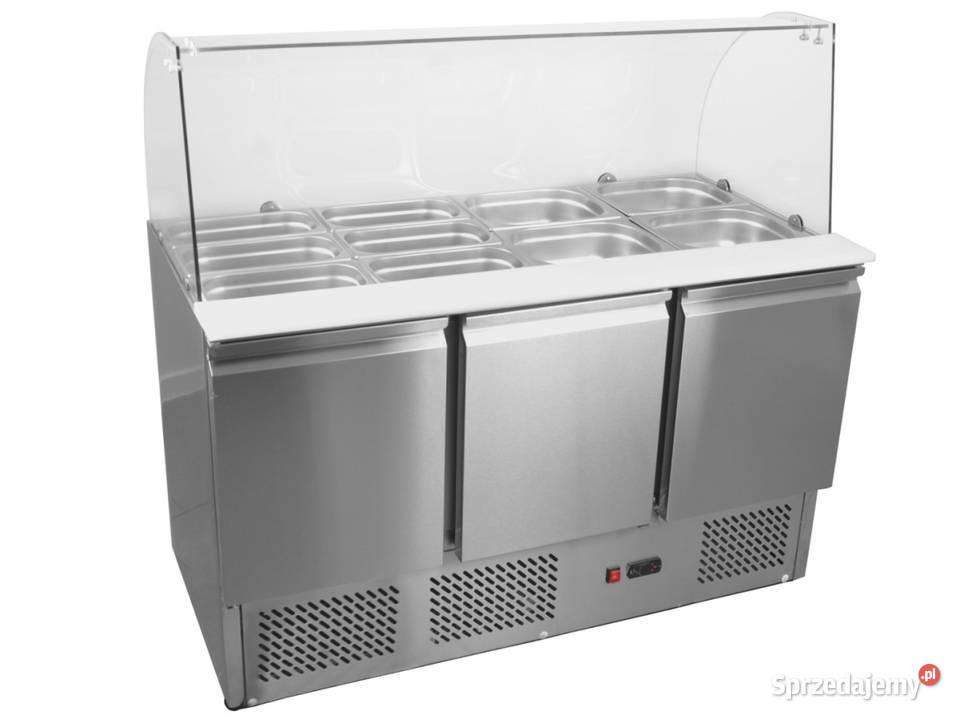 Stół Chłodniczy Bar Sałatkowy 3Drzwiowy Esl3814 Kraków