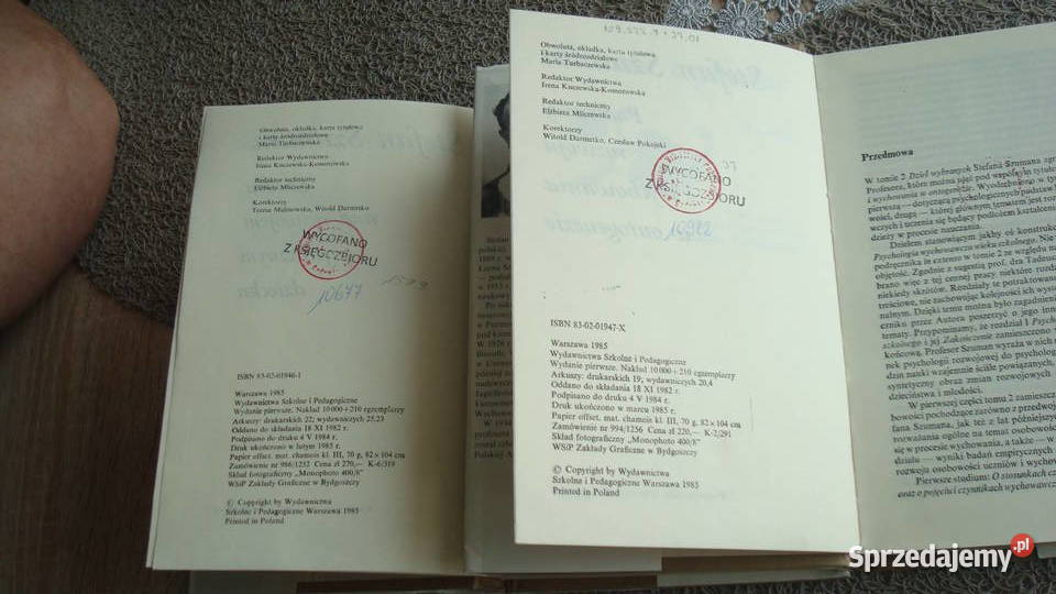 Dzieła wybrane Szuman 2 tomy js Proza i poezja zachodniopomorskie Załom