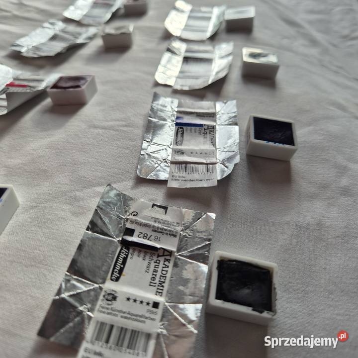 Schmincke akwarele 8 sztuk z serii Akademie Brzesko sprzedam