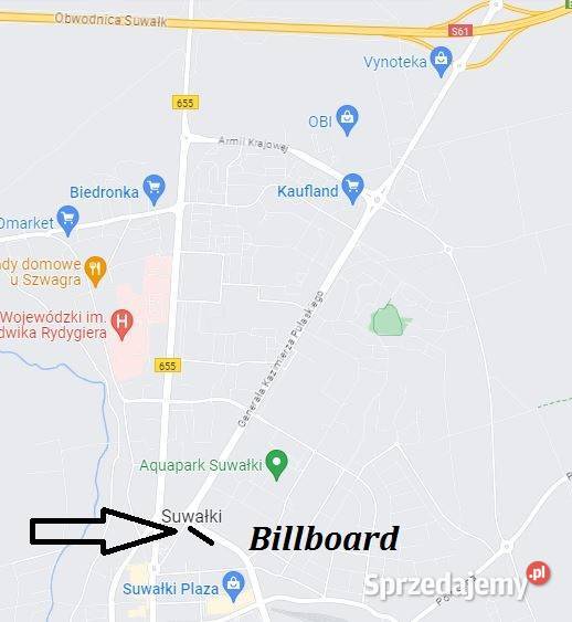 Billboard w Suwałkach Wynajem powierzchni reklamowej podlaskie Suwałki