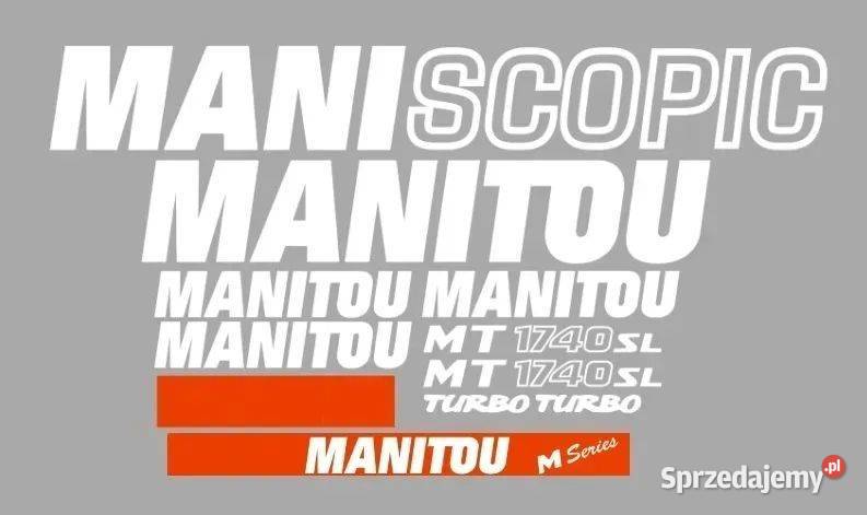 Naklejki oklejenie MANITOU MRT 1740 SL Zamiennik Janików