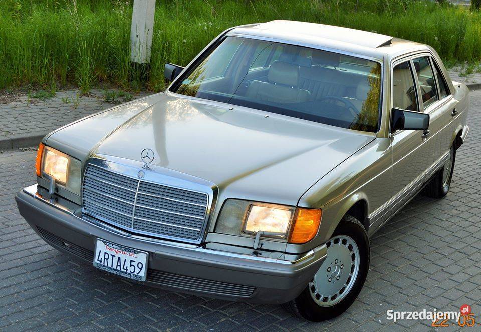 Mercedes W126 420SEL z Kalifornii 290000km Sierakowice
