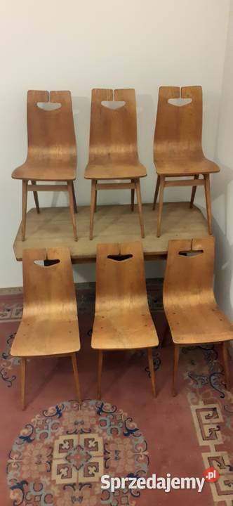 Rajmunda Hałasa stół i 6 krzeseł typ 1329 Warszawa