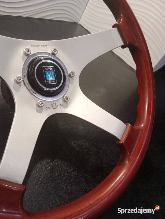 Kierownica Nardi Personal Manta 4 drewniana BMW osobowe Wiązów